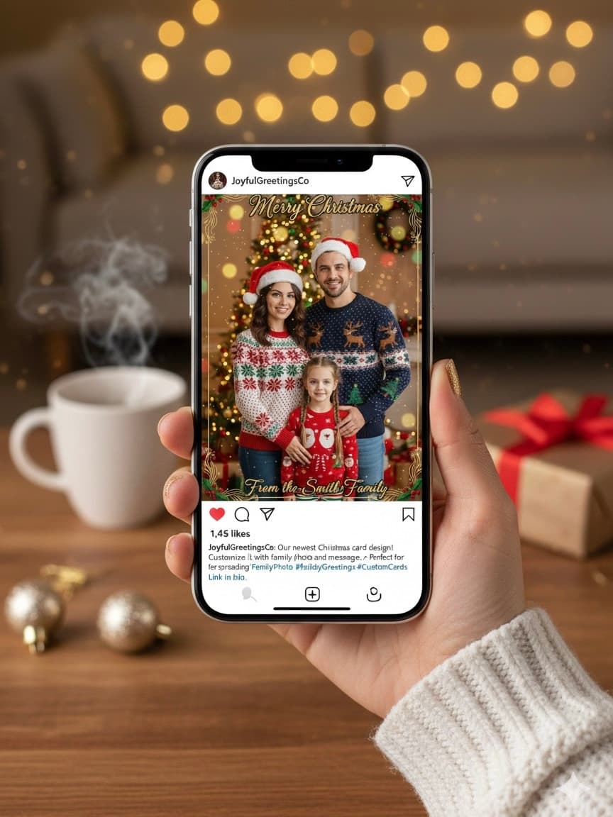 Christmas card example 1